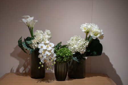 Simplex Holdings, Inc. Entrance floral installation