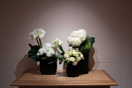 Simplex Holdings, Inc. Entrance floral installation